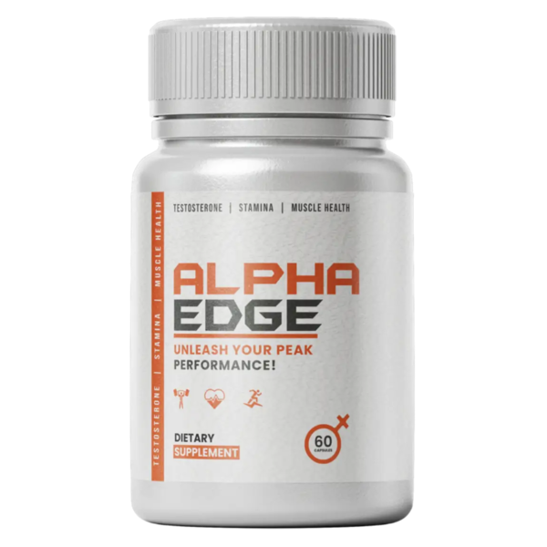 Alpha Edge Cápsulas para aumentar o nível de testosterona, a resistência e a saúde muscular
