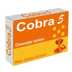 Cobra 5 Comprimidos mastigáveis para potência