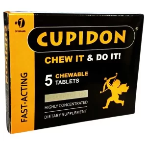 Cupidon 5 Comprimidos mastigáveis para potência