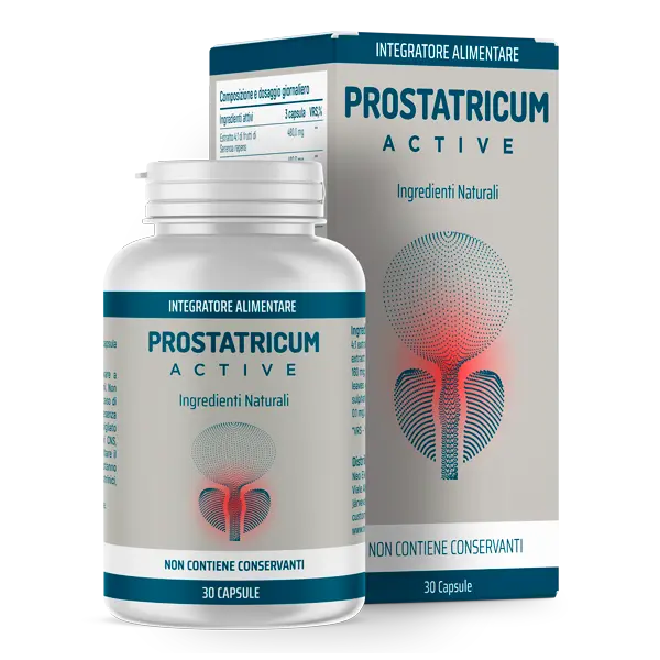 PROSTATRICUM ACTIVE Cápsulas para prostatite