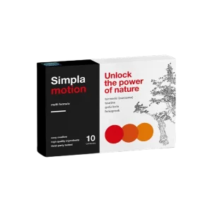 Simpla Motion Cápsulas para a saúde das articulações, do sistema cardiovascular, para a potência, para diabetes e prostatite