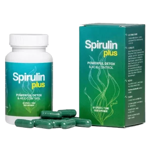 Spirulin Plus Cápsulas para limpeza intestinal