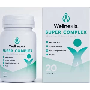 Wellnexis Cápsulas para a saúde das articulações, do sistema cardiovascular, para a potência, para diabetes e prostatite