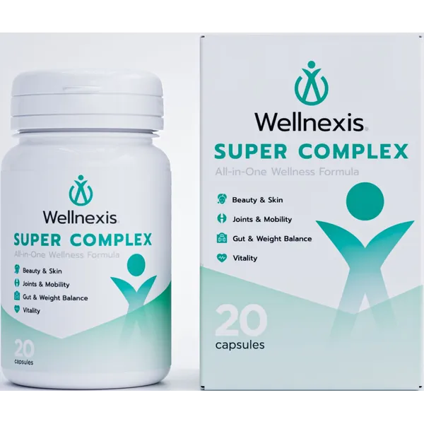 Wellnexis Cápsulas para a saúde das articulações, do sistema cardiovascular, para a potência, para diabetes e prostatite