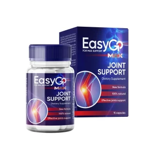 Easy Go Max Cápsulas para articulações e músculos, aumento da mobilidade e redução de inflamações